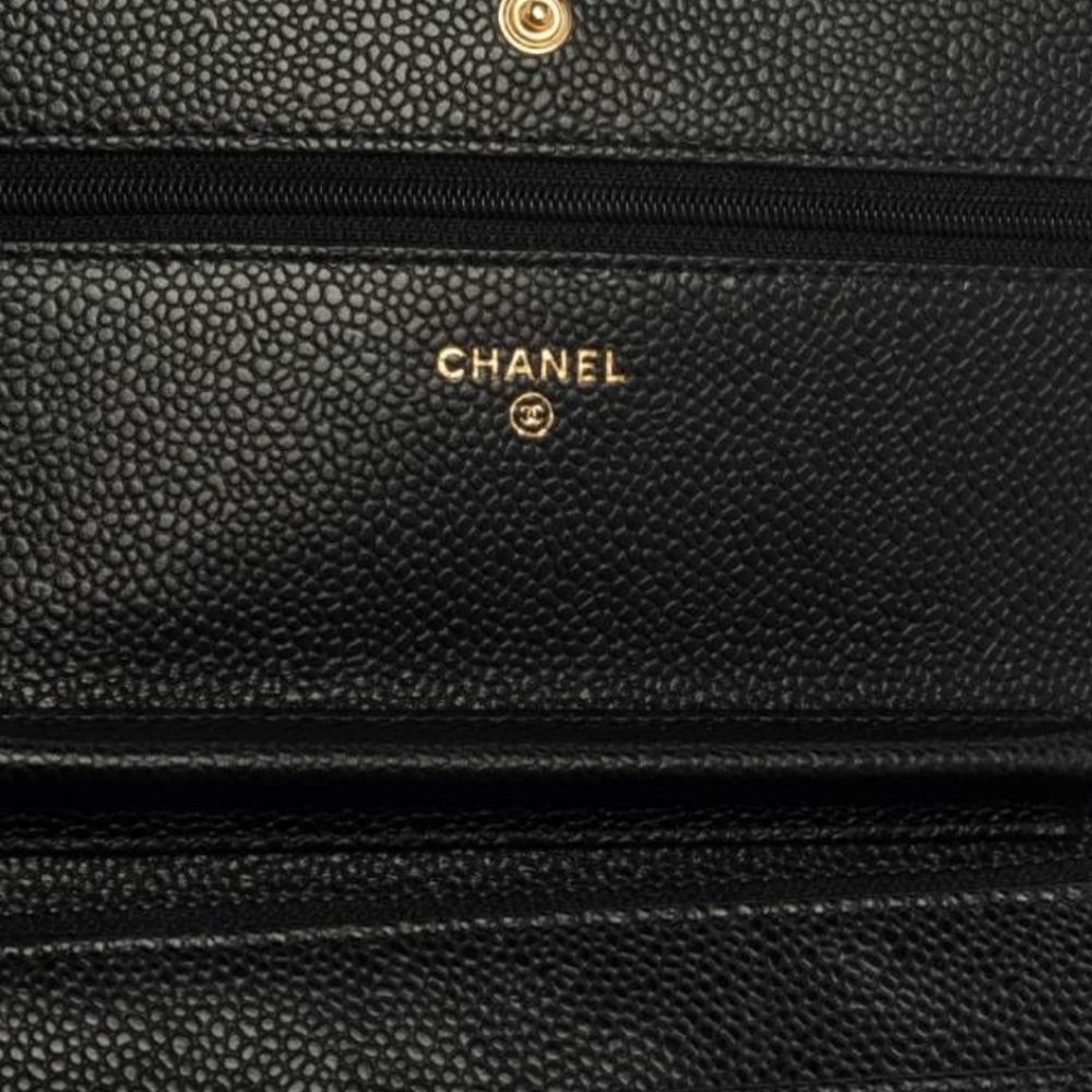 Chanel Black Quilted Caviar Leather WOC - Picture 10 of 10